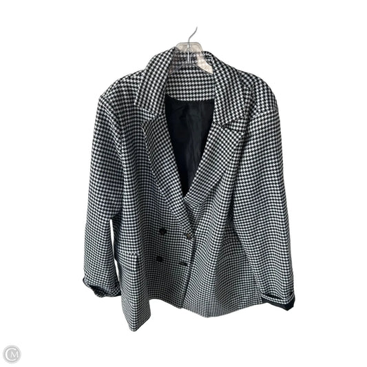 Blazer By Cme In Black & White, Size: Xxl