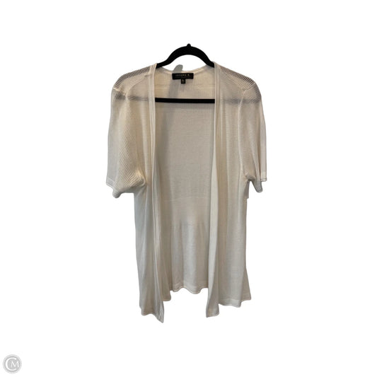 Sweater Cardigan By Joseph A. In White, Size: Xl
