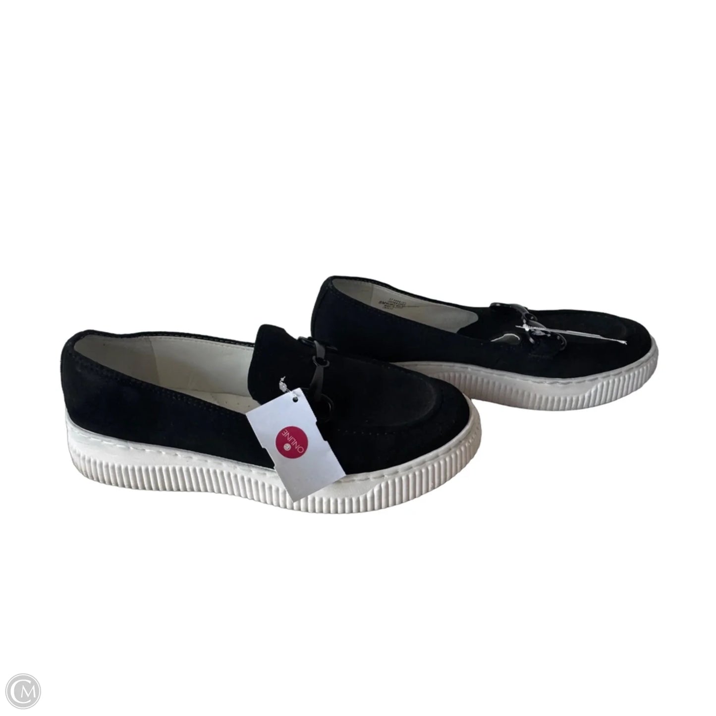 Shoes Flats By Sofft In Black & White, Size: 8