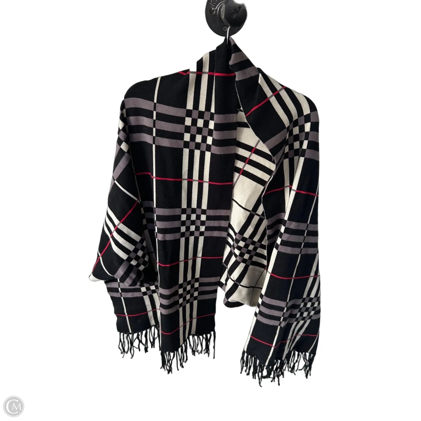 Shawl By Colleen Lopez In Black & Cream, Size: M