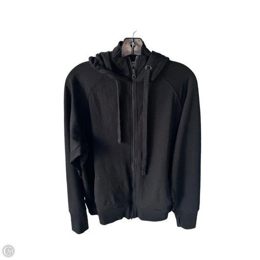 Sweatshirt Hoodie By Danskin In Black, Size: L