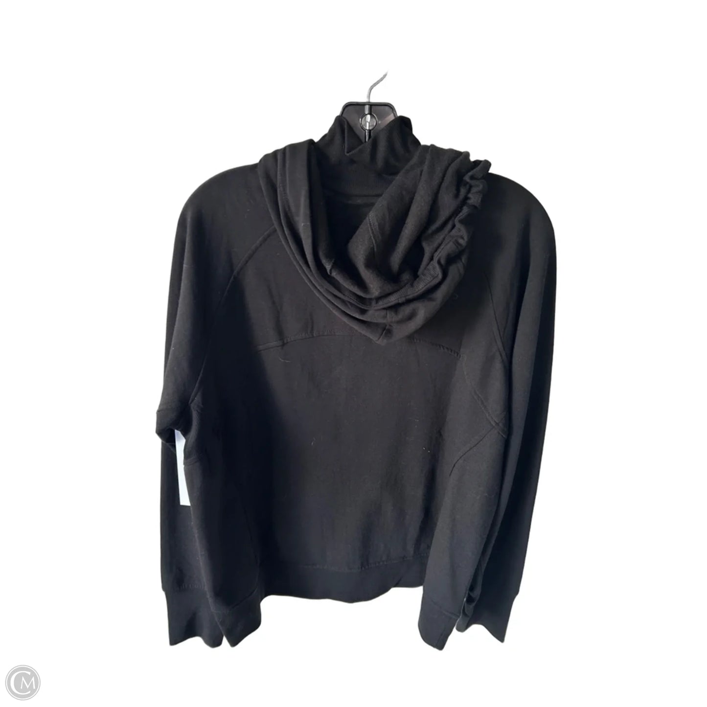 Sweatshirt Hoodie By Danskin In Black, Size: L