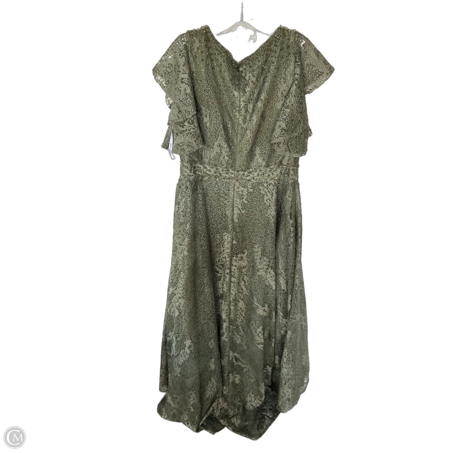 Dress Party Long By Mac Duggal In Green, Size: 0