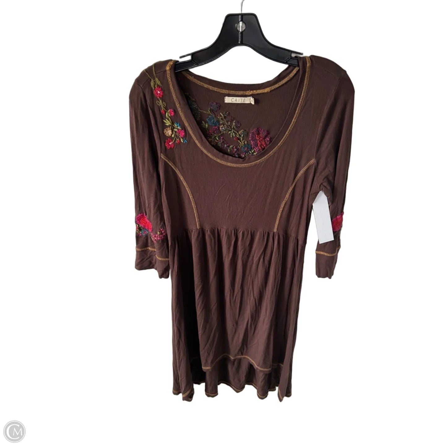Dress Casual Short By Cmc In Brown & Green, Size: S