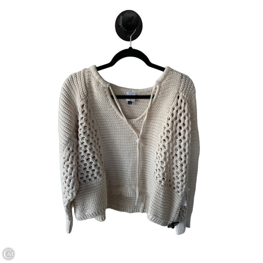 Sweater By Cabi In Cream, Size: Xl