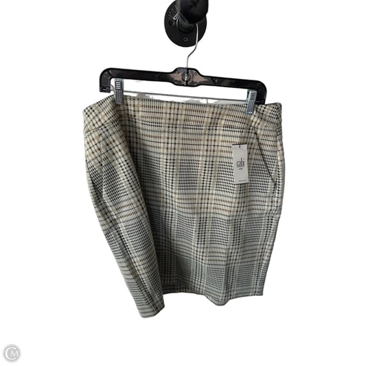 Skirt Mini & Short By Cabi In Cream & Tan, Size: 14