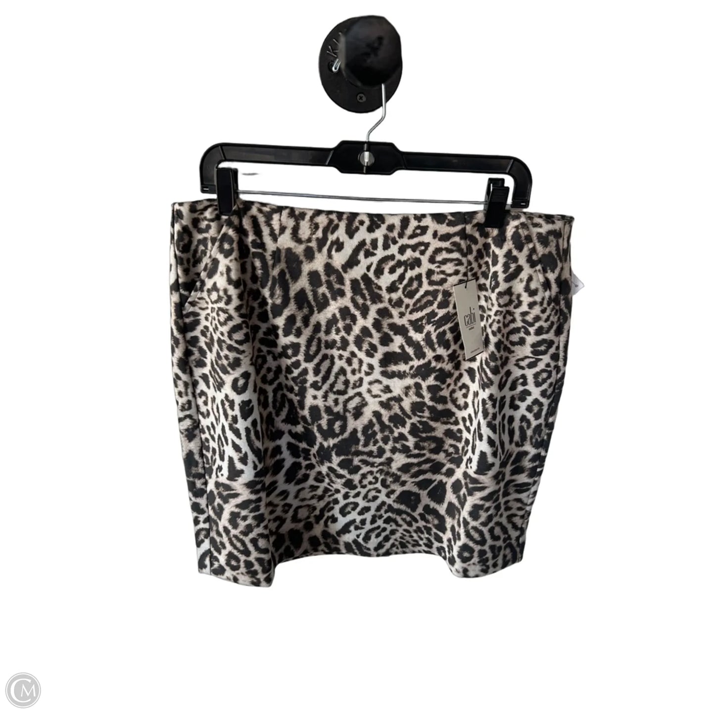 Skirt Mini & Short By Cabi In Leopard Print, Size: 14
