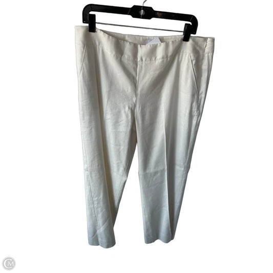 Pants Dress By Cabi In White, Size: 14