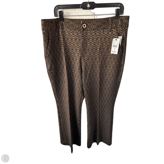 Pants Dress By Cabi In Brown & Gold, Size: 14