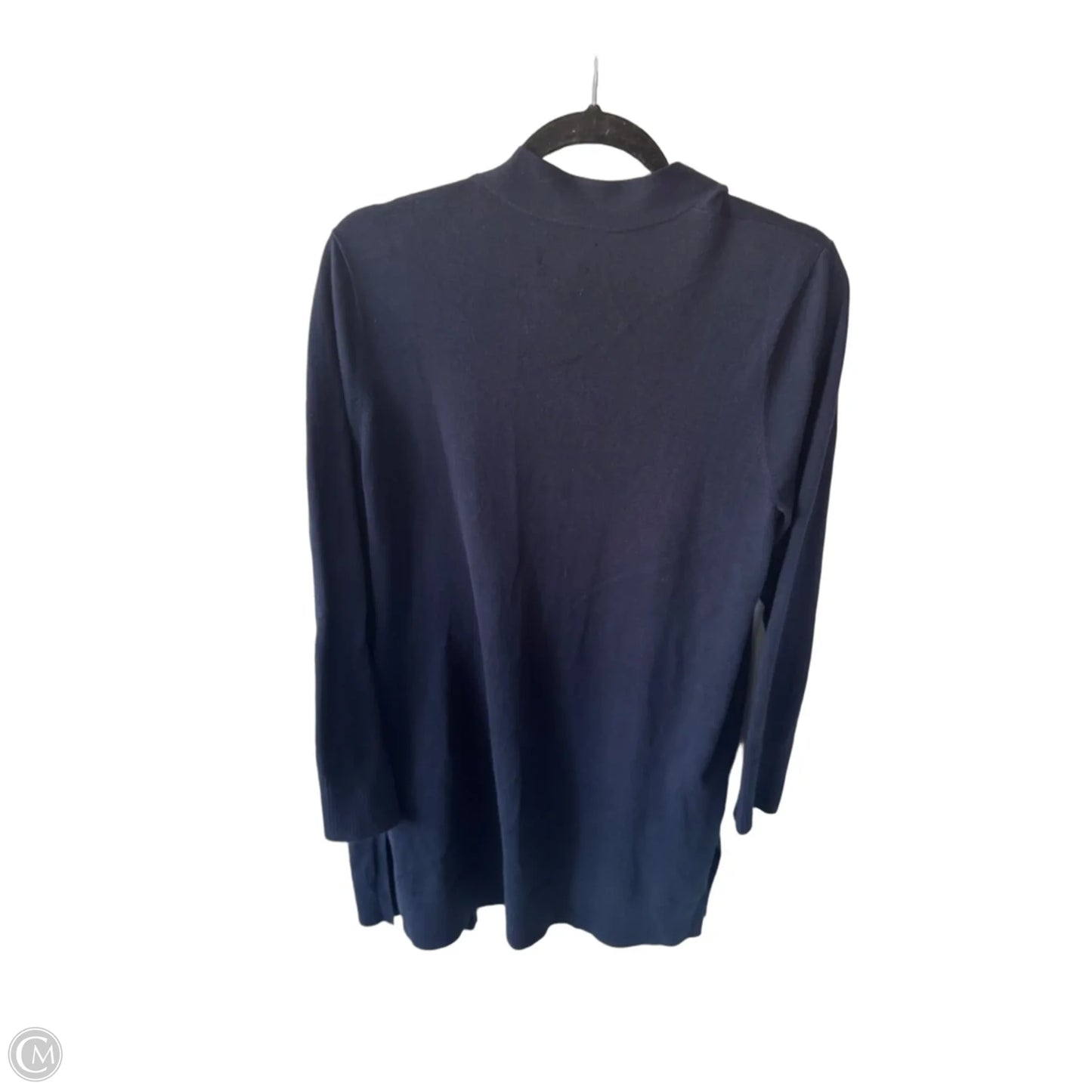 Sweater Cardigan By Lands End In Navy, Size: M