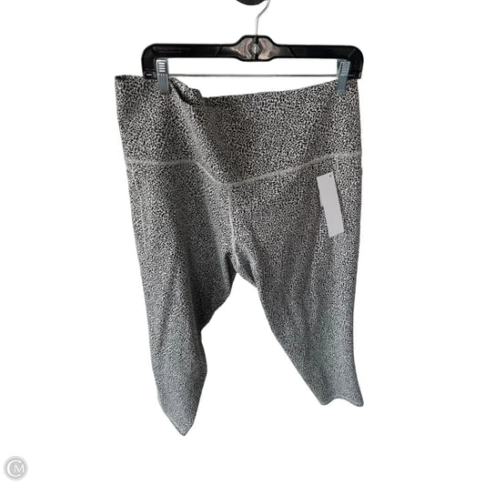 Athletic Leggings Capris By Athleta In Black & White, Size: 2x