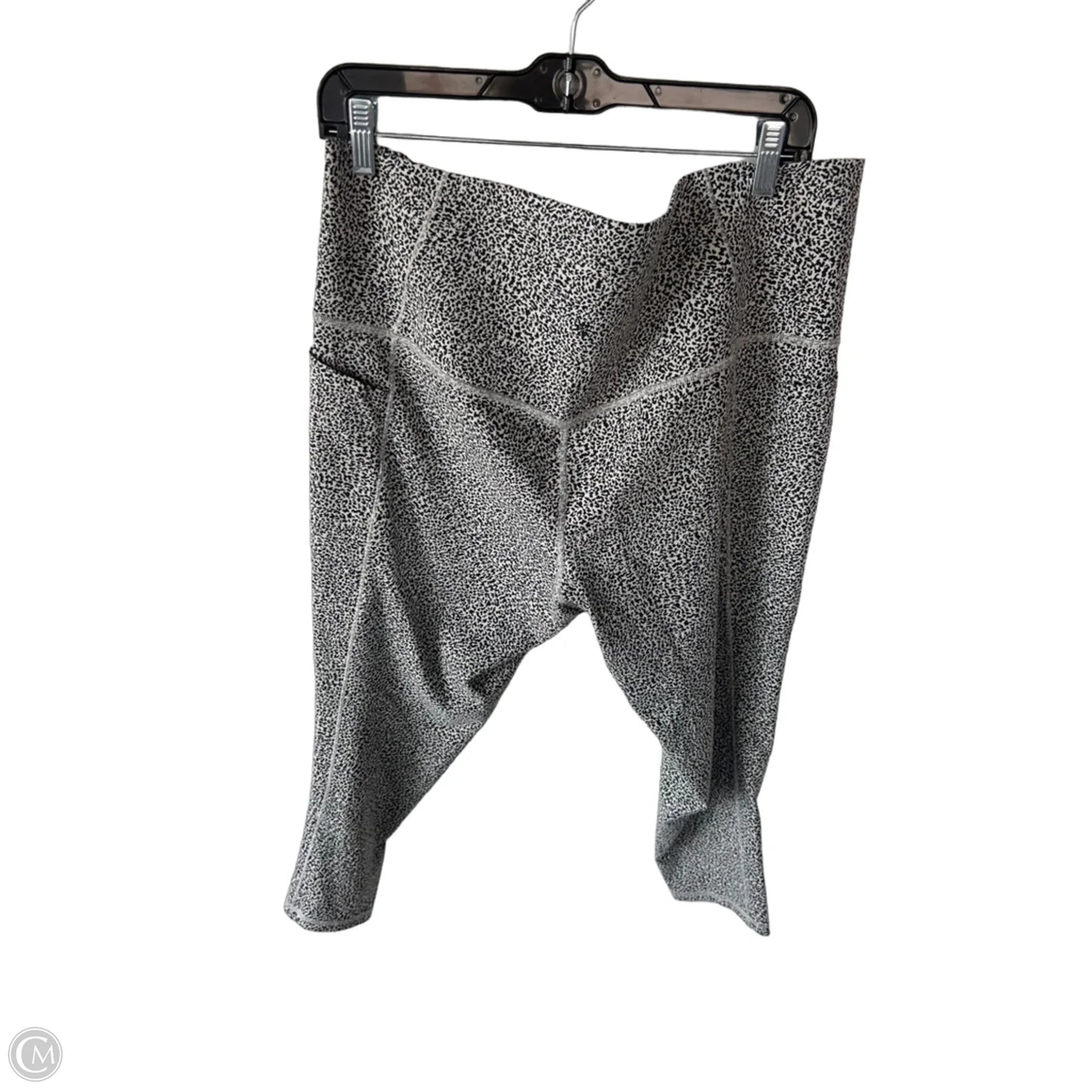 Athletic Leggings Capris By Athleta In Black & White, Size: 2x
