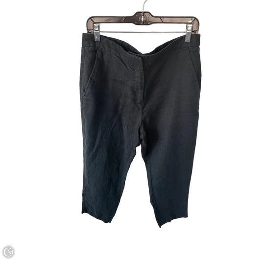 Pants Linen By Banana Republic In Black, Size: 12
