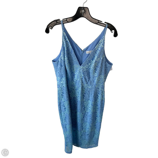 Dress Party Midi By Dress The Population In Blue, Size: Xl