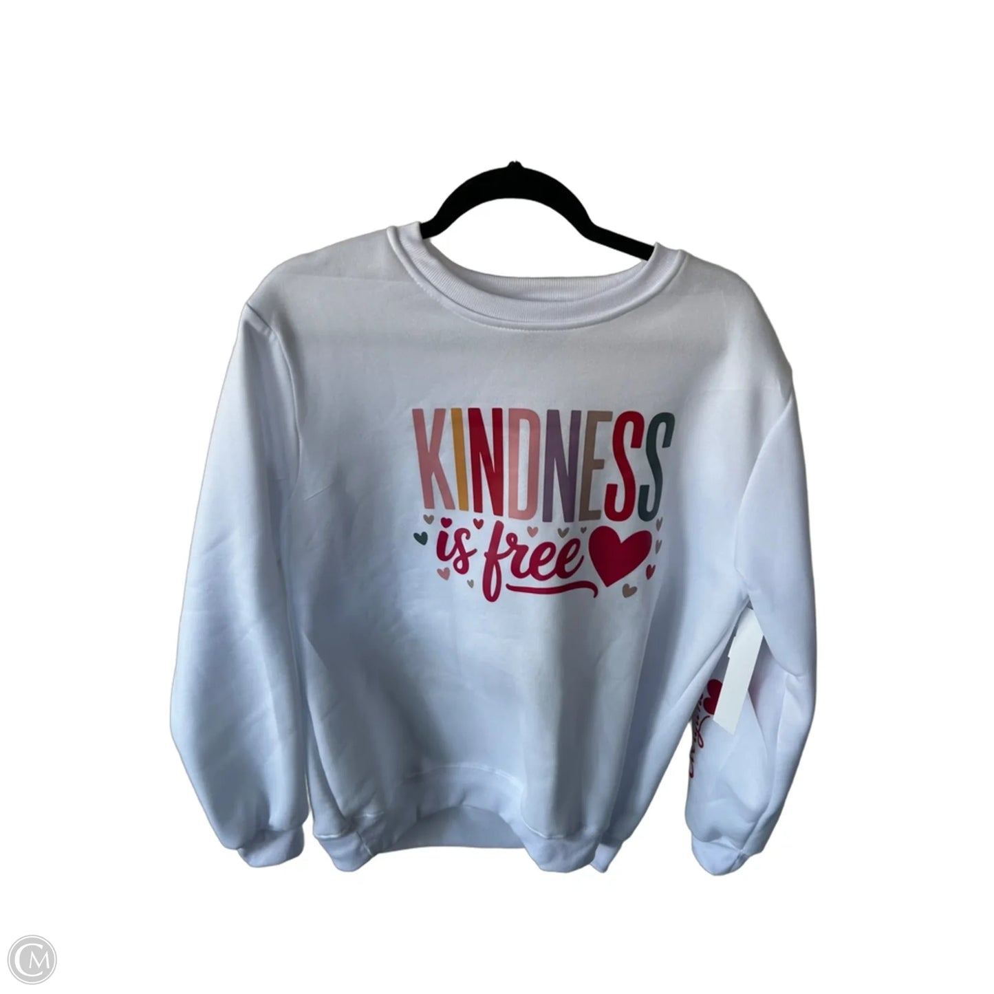 Sweatshirt Crewneck By Cme In White, Size: L