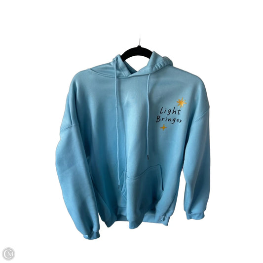 Sweatshirt Hoodie By Cme In Blue, Size: L