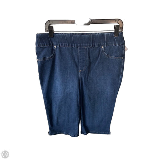 Capris By Chicos In Blue Denim, Size: M