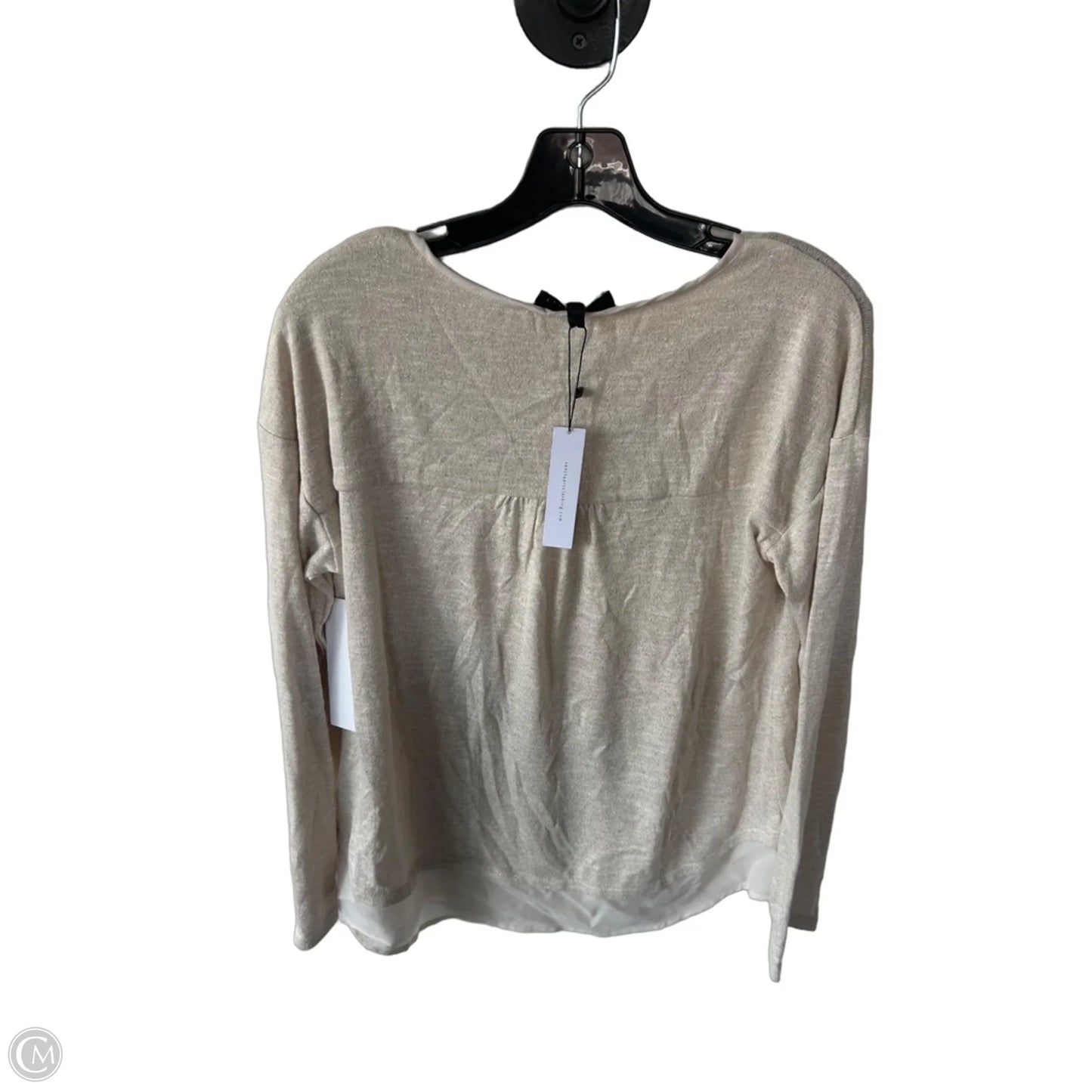 Tunic Long Sleeve By Sanctuary In Cream & Silver, Size: L