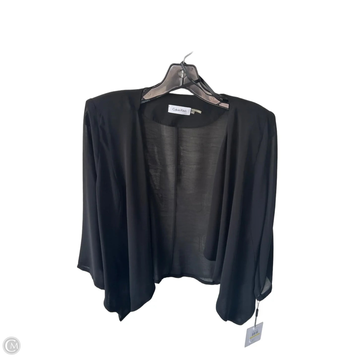 Cardigan By Calvin Klein In Black, Size: M