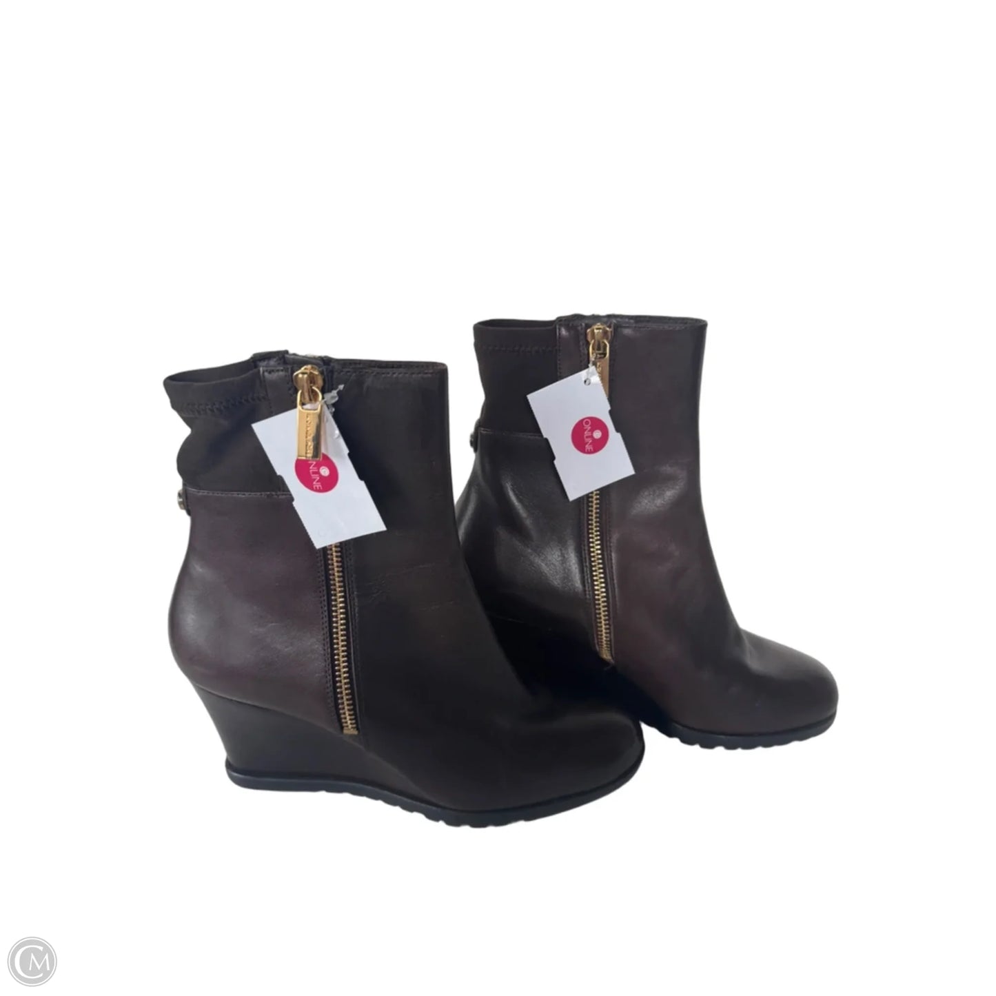 Boots Designer By Michael Kors In Brown, Size: 7