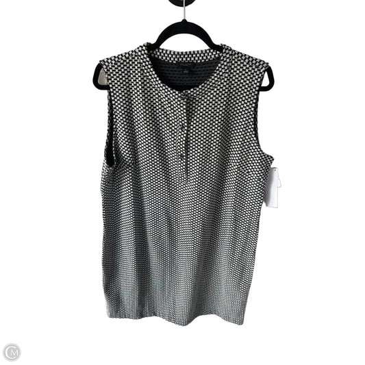Dress Work By Ann Taylor In Black & White, Size: Xl