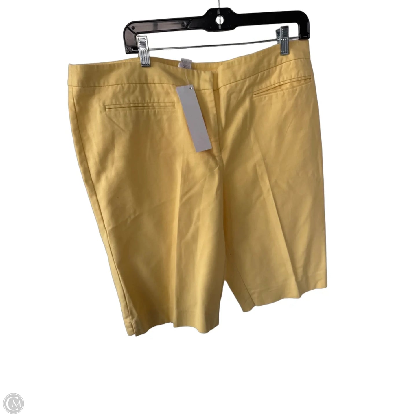Shorts By Chicos In Yellow, Size: 16