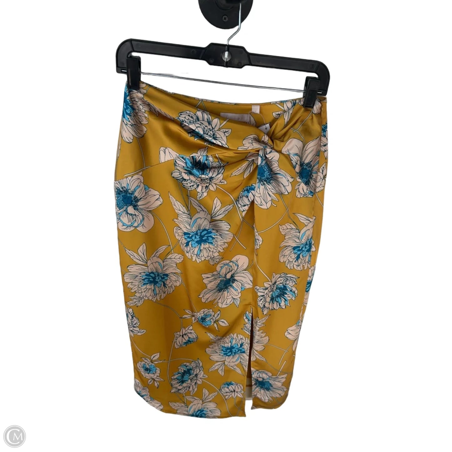 Skirt Midi By Guess In Gold & Tan, Size: S