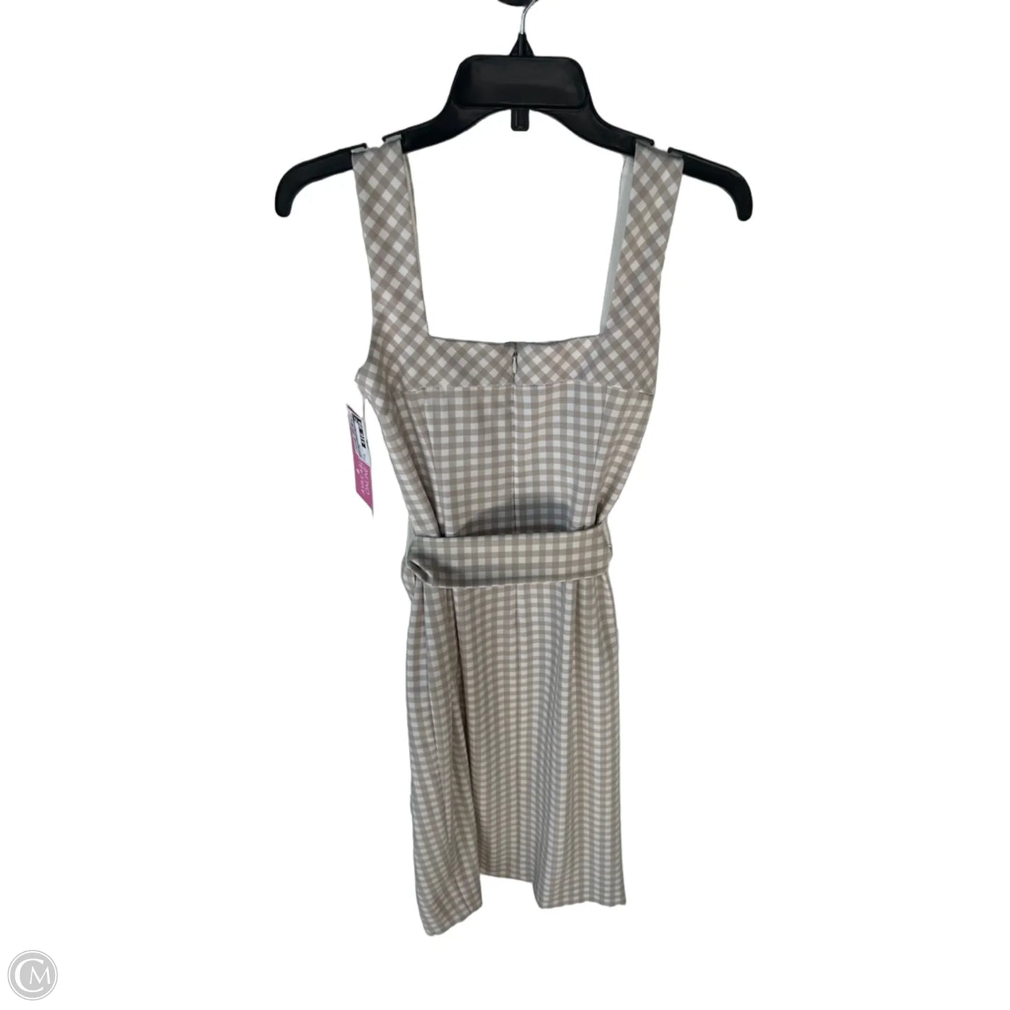 Dress Work By White House Black Market In Tan & White, Size: Xs