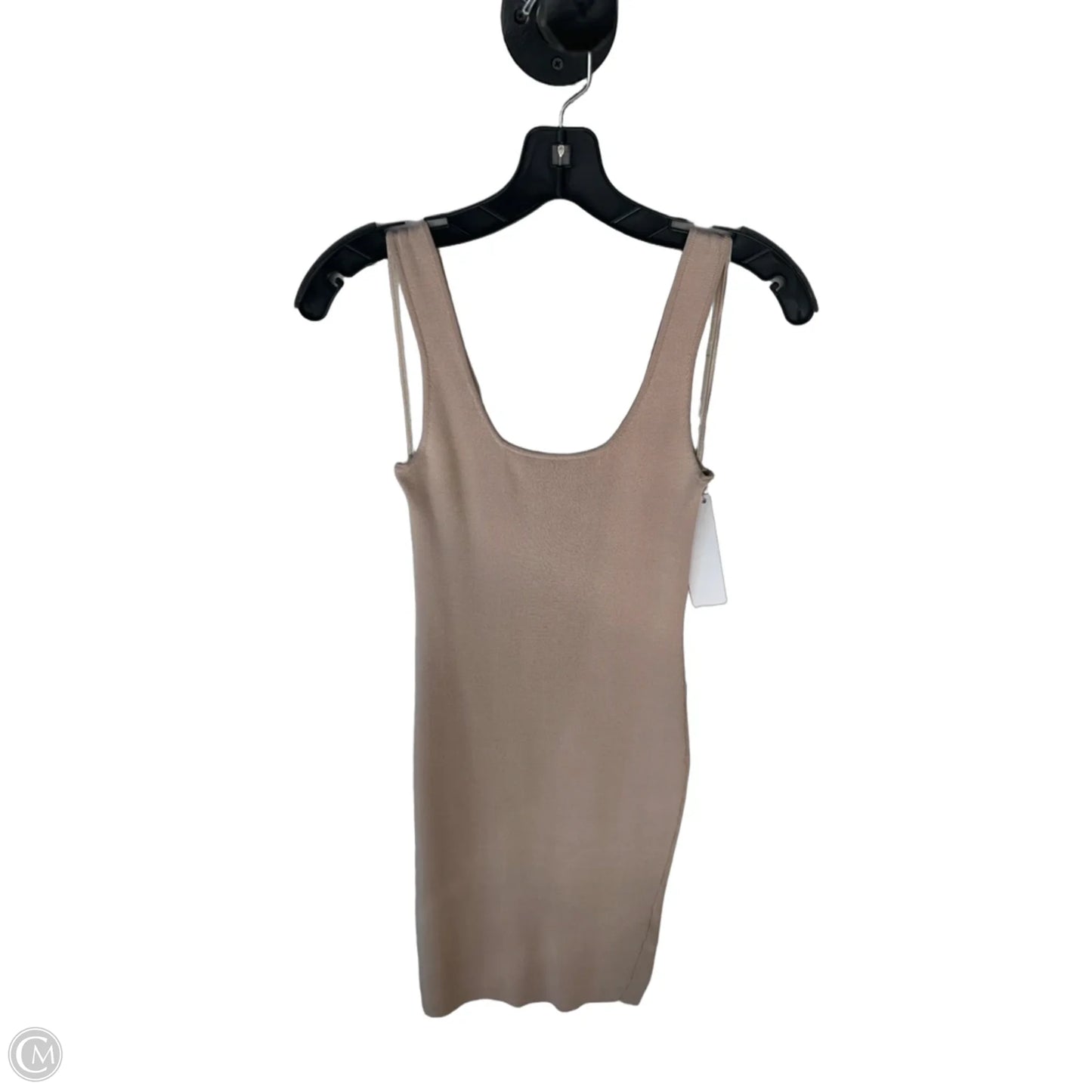 Dress Casual Midi By Guess In Tan, Size: S