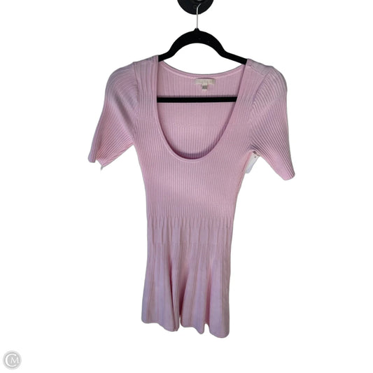 Dress Sweater By Guess In Pink, Size: S