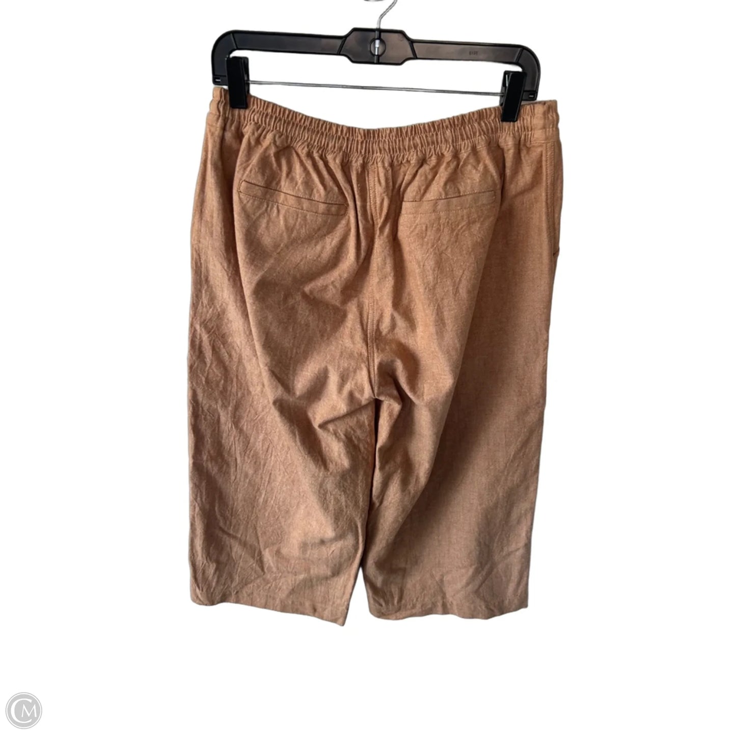 Pants Linen By Clothes Mentor In Orange & Tan, Size: L