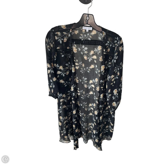 Kimono By Emory Park In Black & Yellow, Size: M