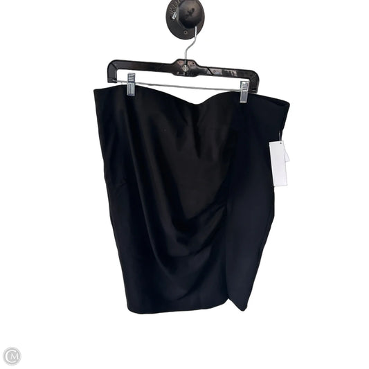 Skirt Midi By Torrid In Black, Size: 18