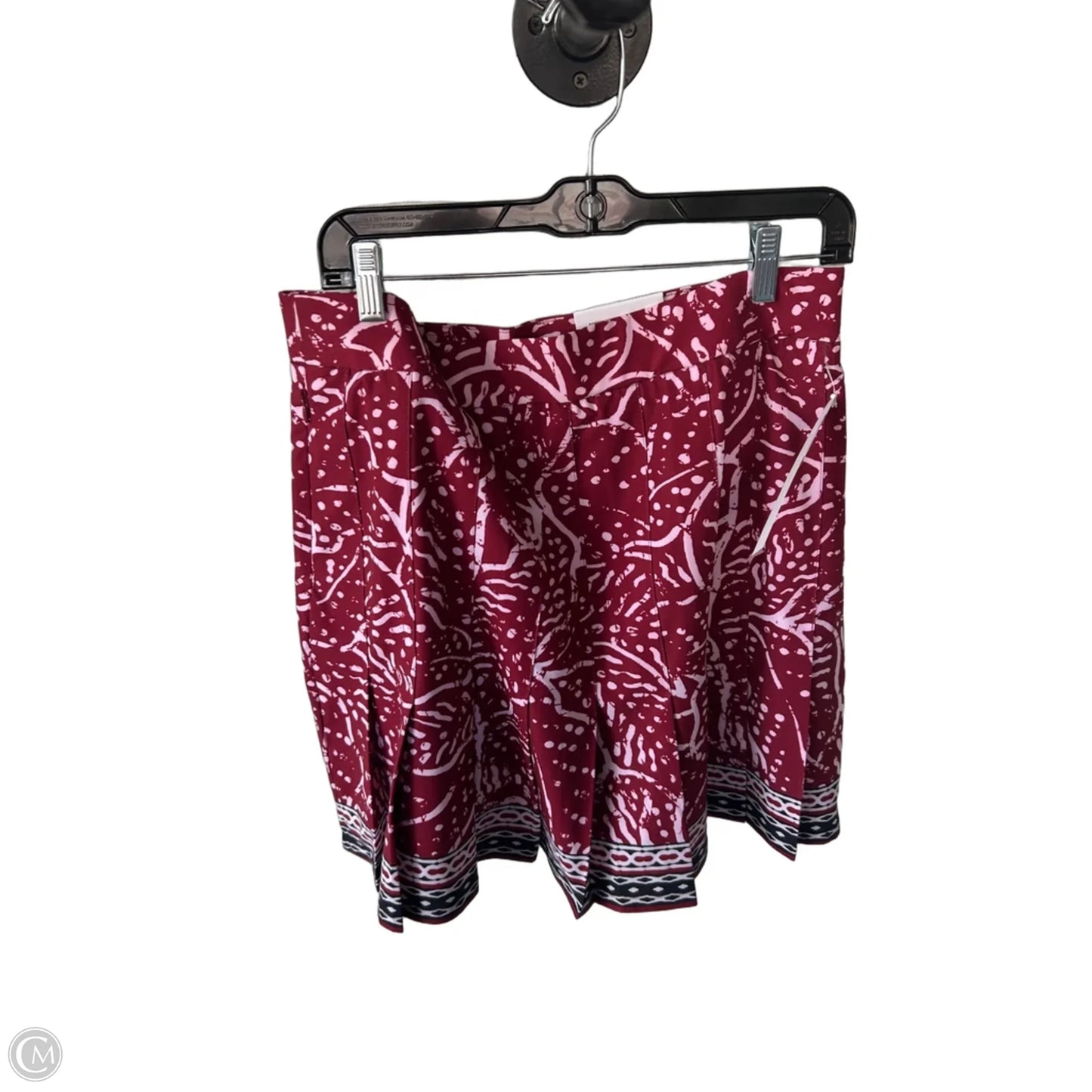Skort By Chicos In Red & White, Size: 10