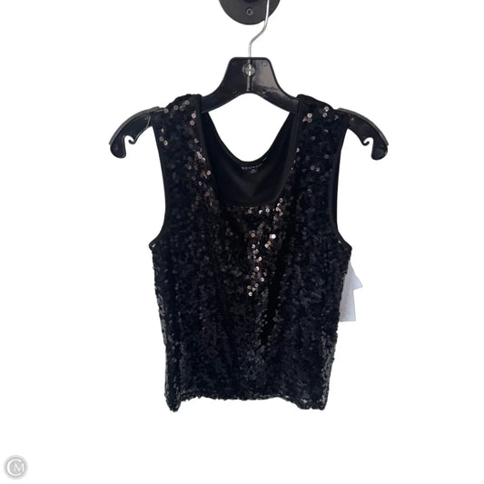 Blouse Sleeveless By George In Black, Size: M