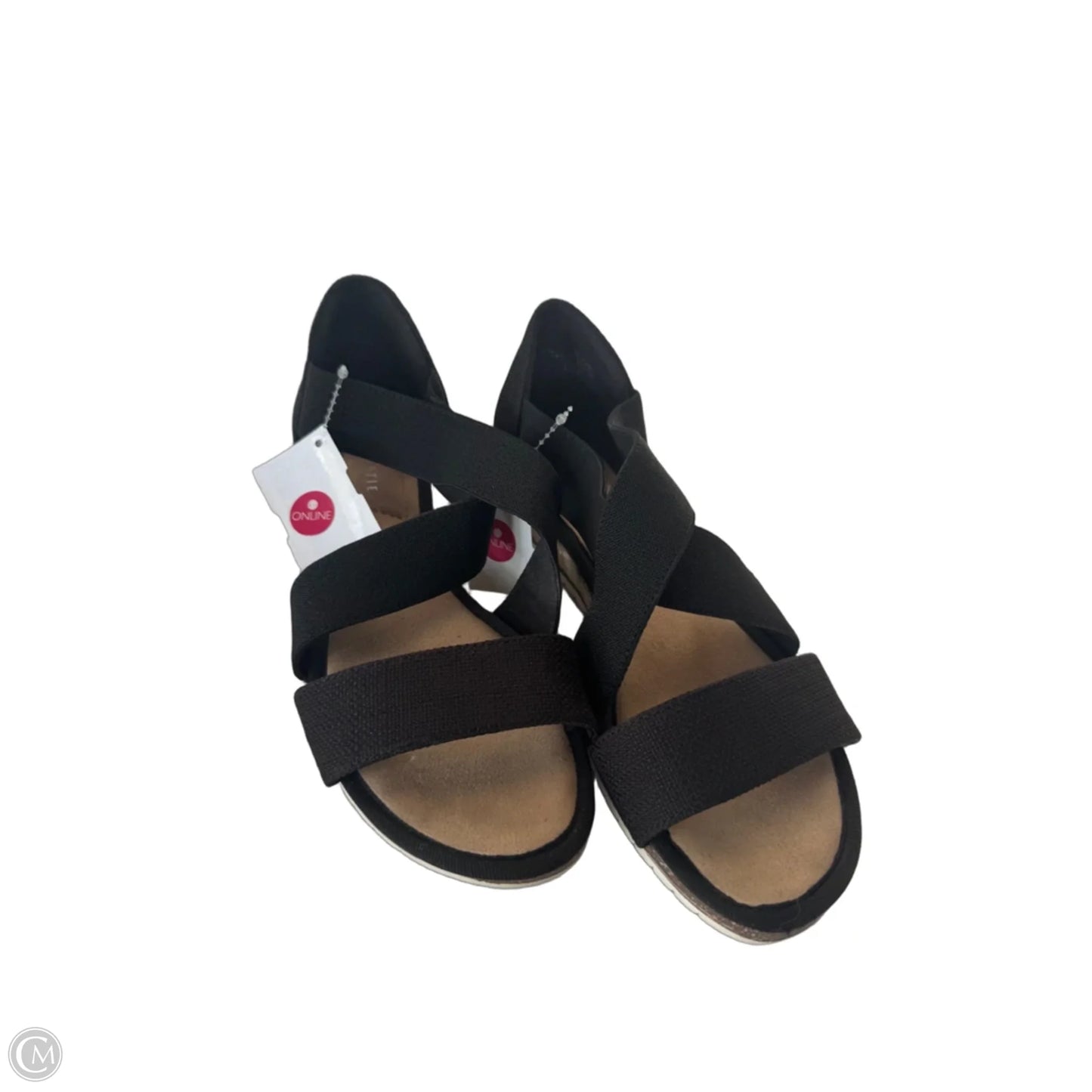 Sandals Flats By Kelly And Katie In Black, Size: 7.5
