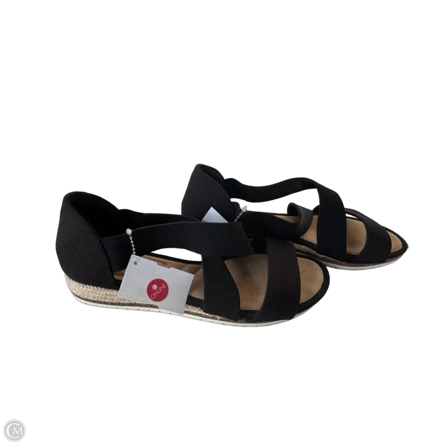 Sandals Flats By Kelly And Katie In Black, Size: 7.5