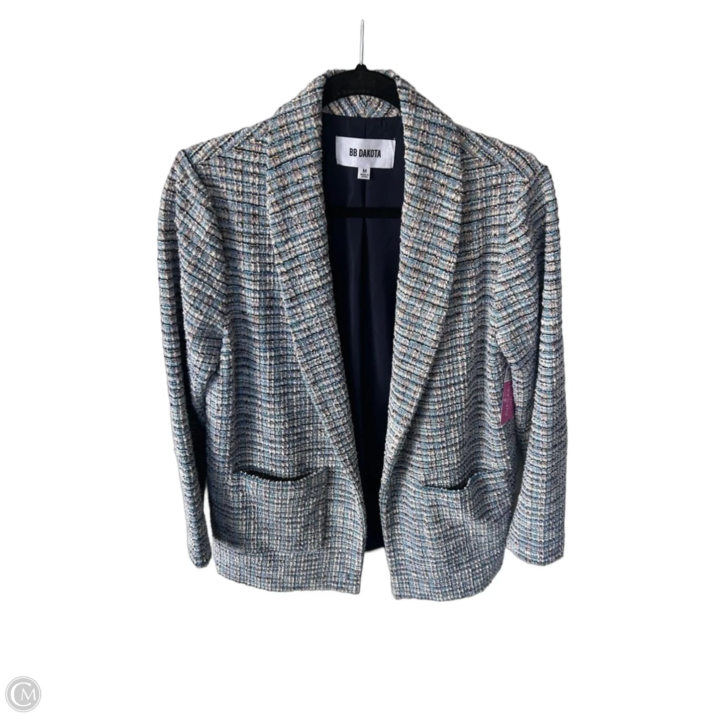 Blazer By Bb Dakota In Blue & White, Size: M