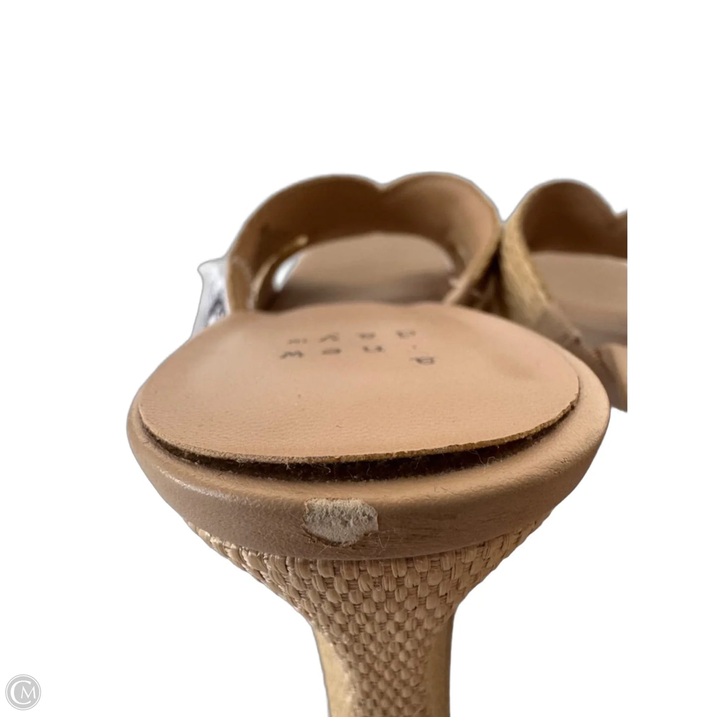 Sandals Heels Block By A New Day In Tan, Size: 9.5