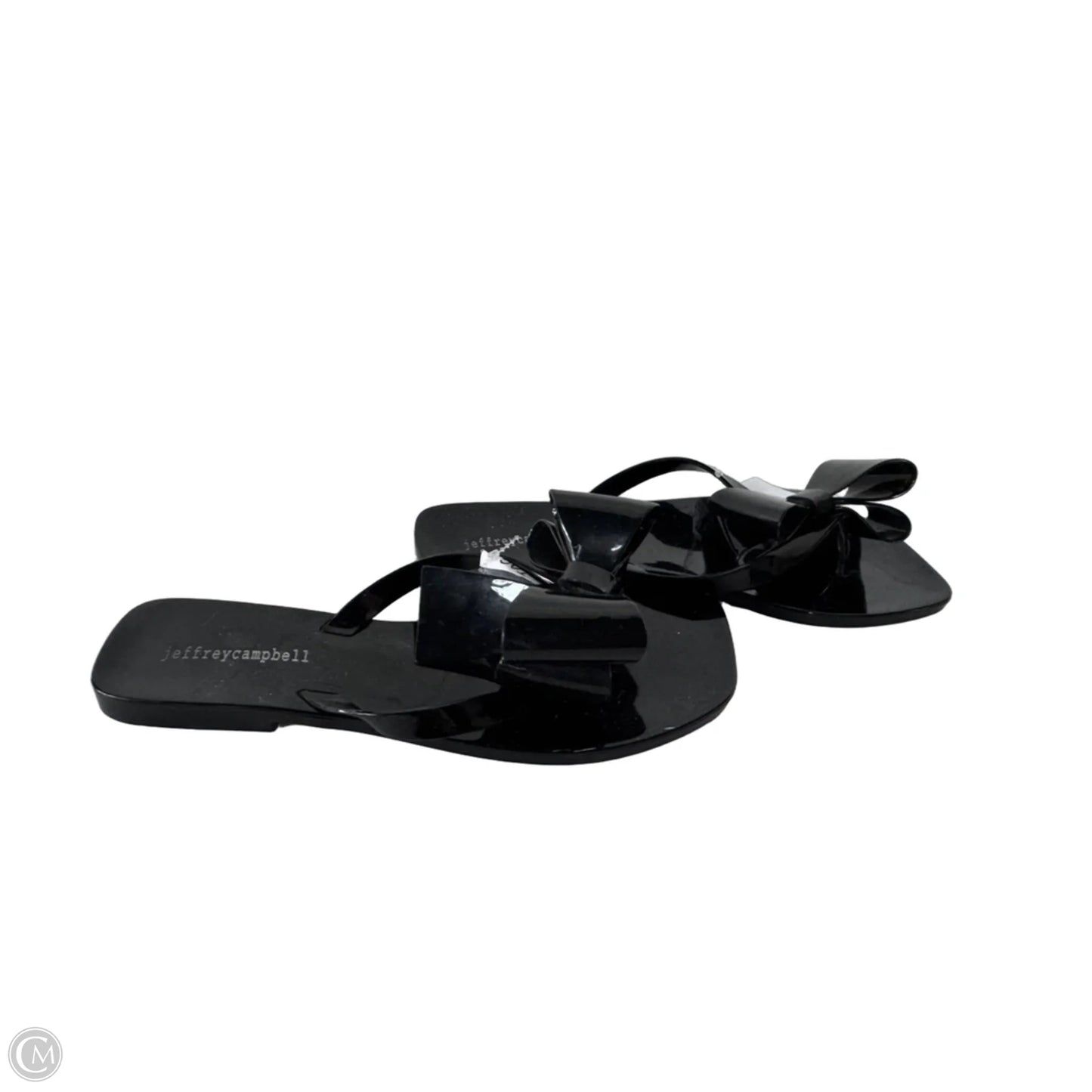 Sandals Flip Flops By Jeffrey Campbell In Black, Size: 9
