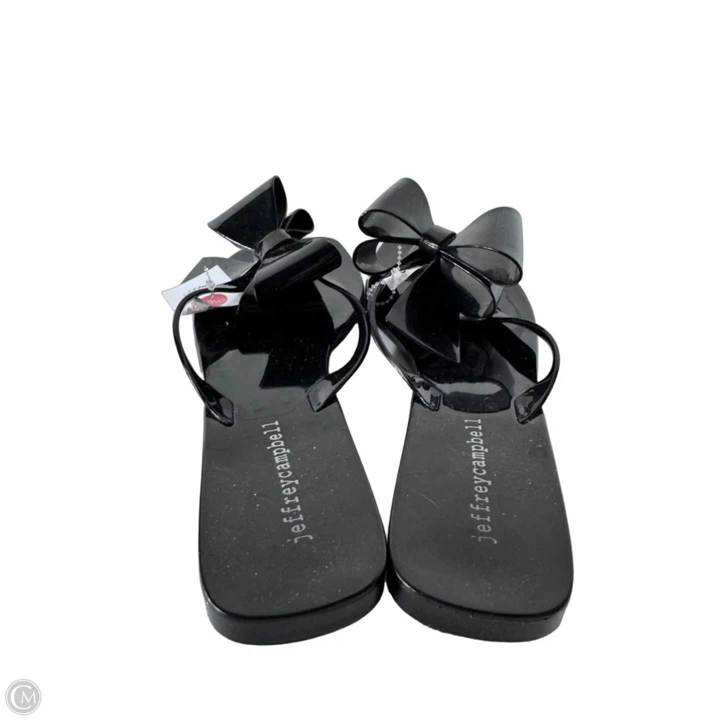 Sandals Flip Flops By Jeffrey Campbell In Black, Size: 9