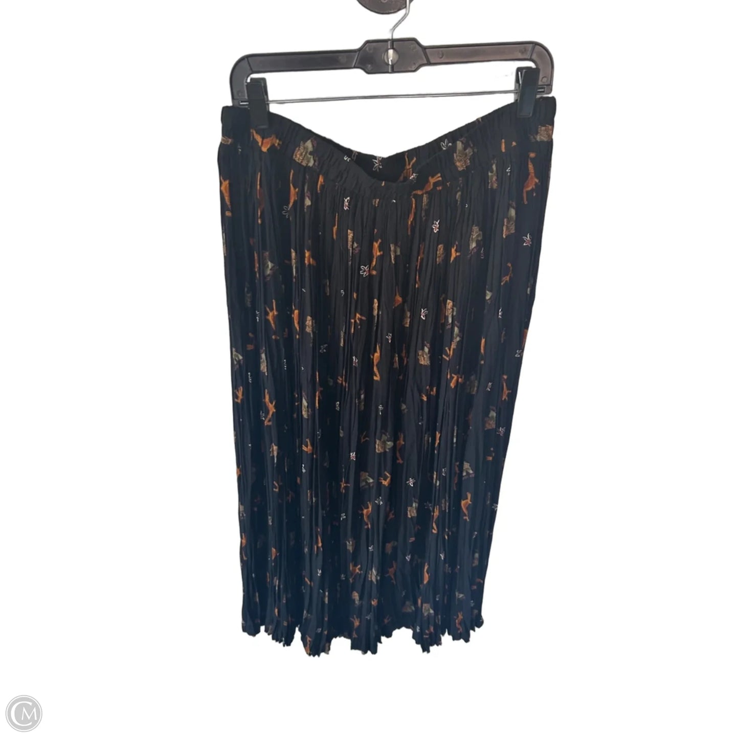 Skirt Maxi By Clothes Mentor In Black & Brown, Size: Xl