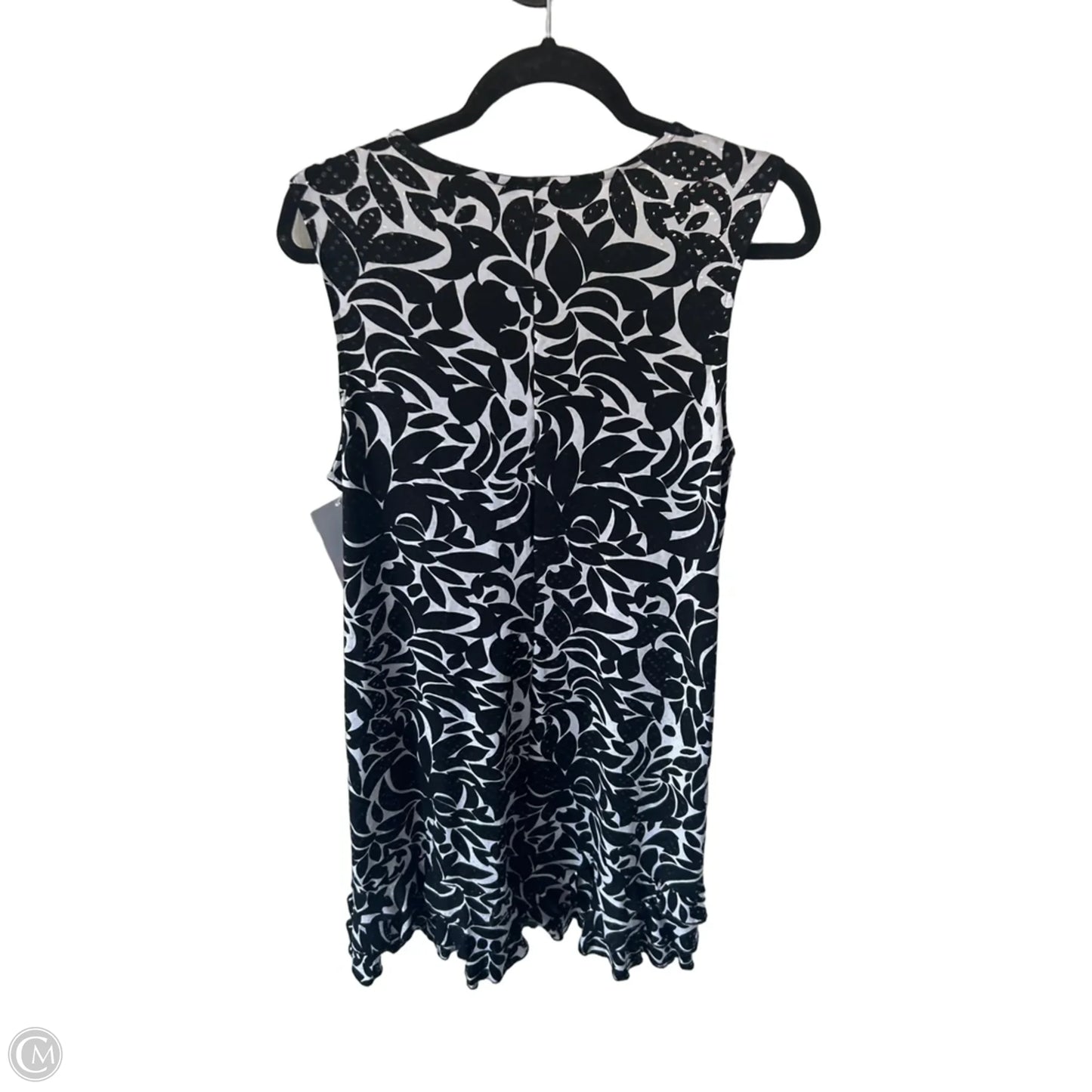 Dress Party Midi By Msk In Black & White, Size: 0