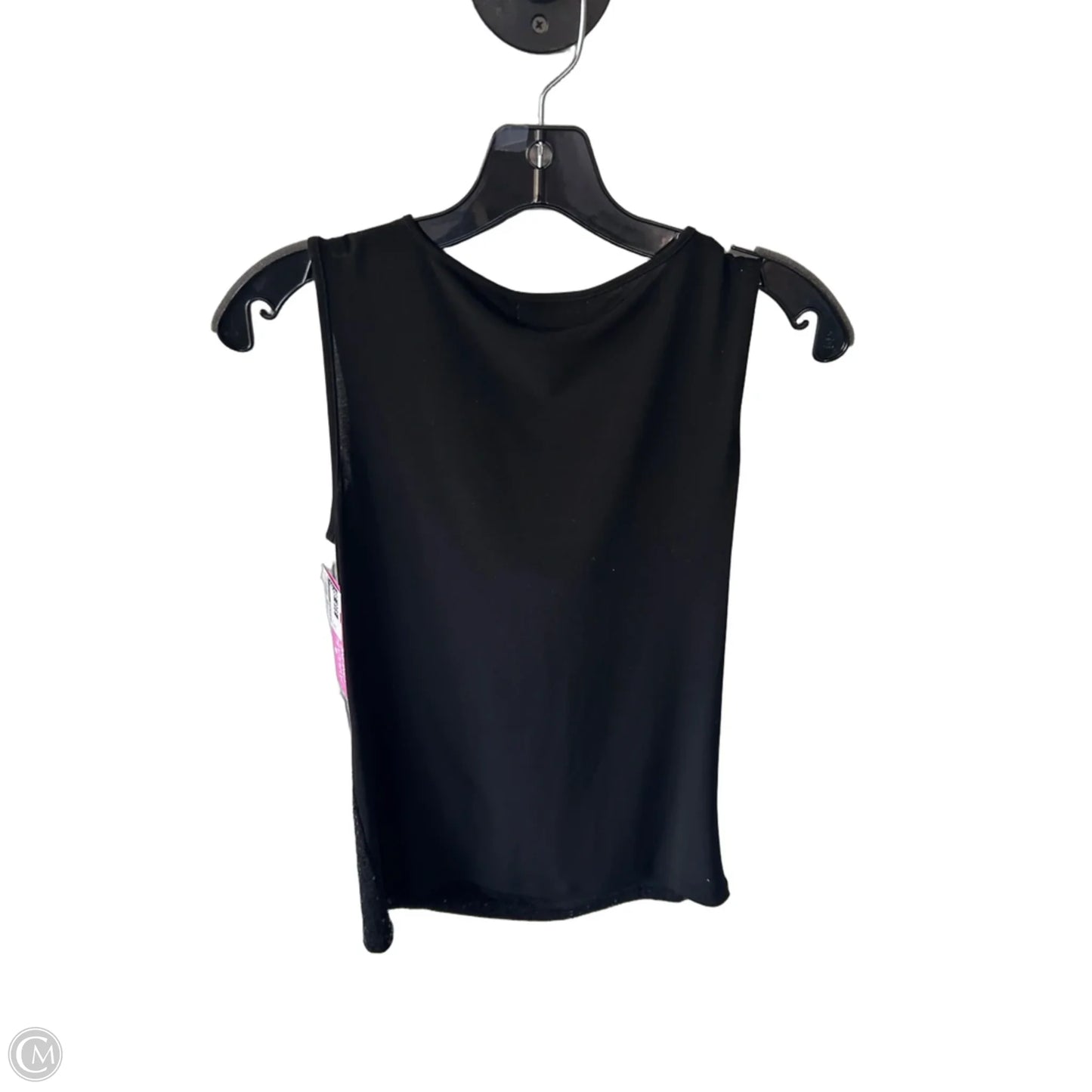 Blouse Sleeveless By Calvin Klein In Black, Size: S
