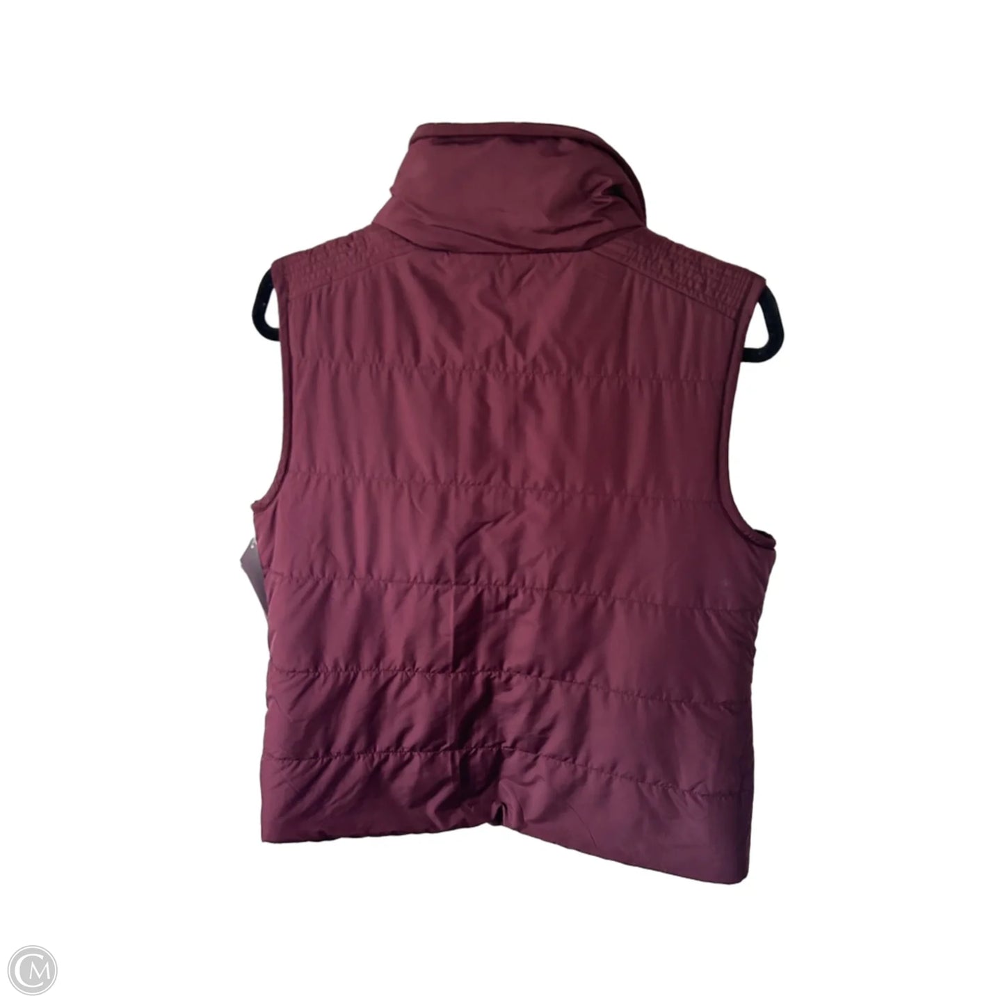 Vest Puffer & Quilted By Talbots In Cream & Red, Size: Lp