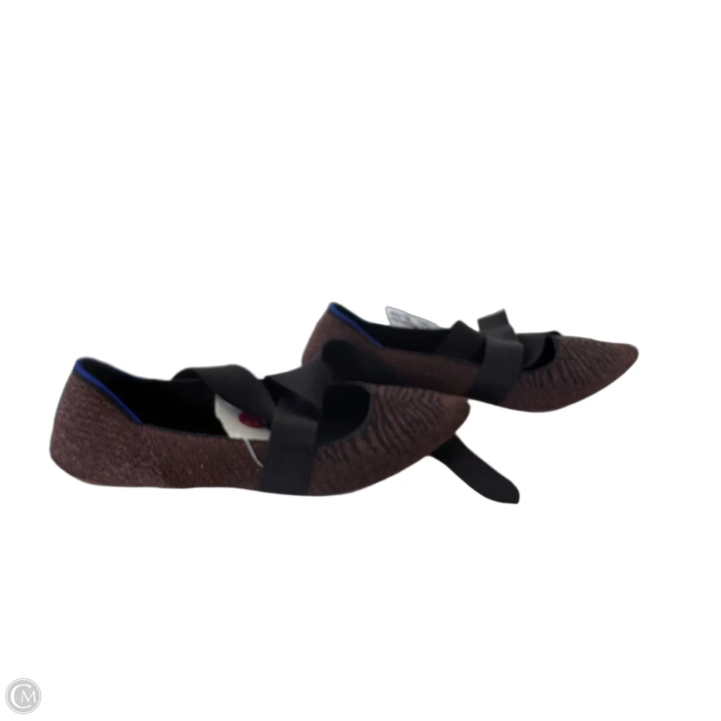 Shoes Flats By Rothys In Black & Blue, Size: 8.5