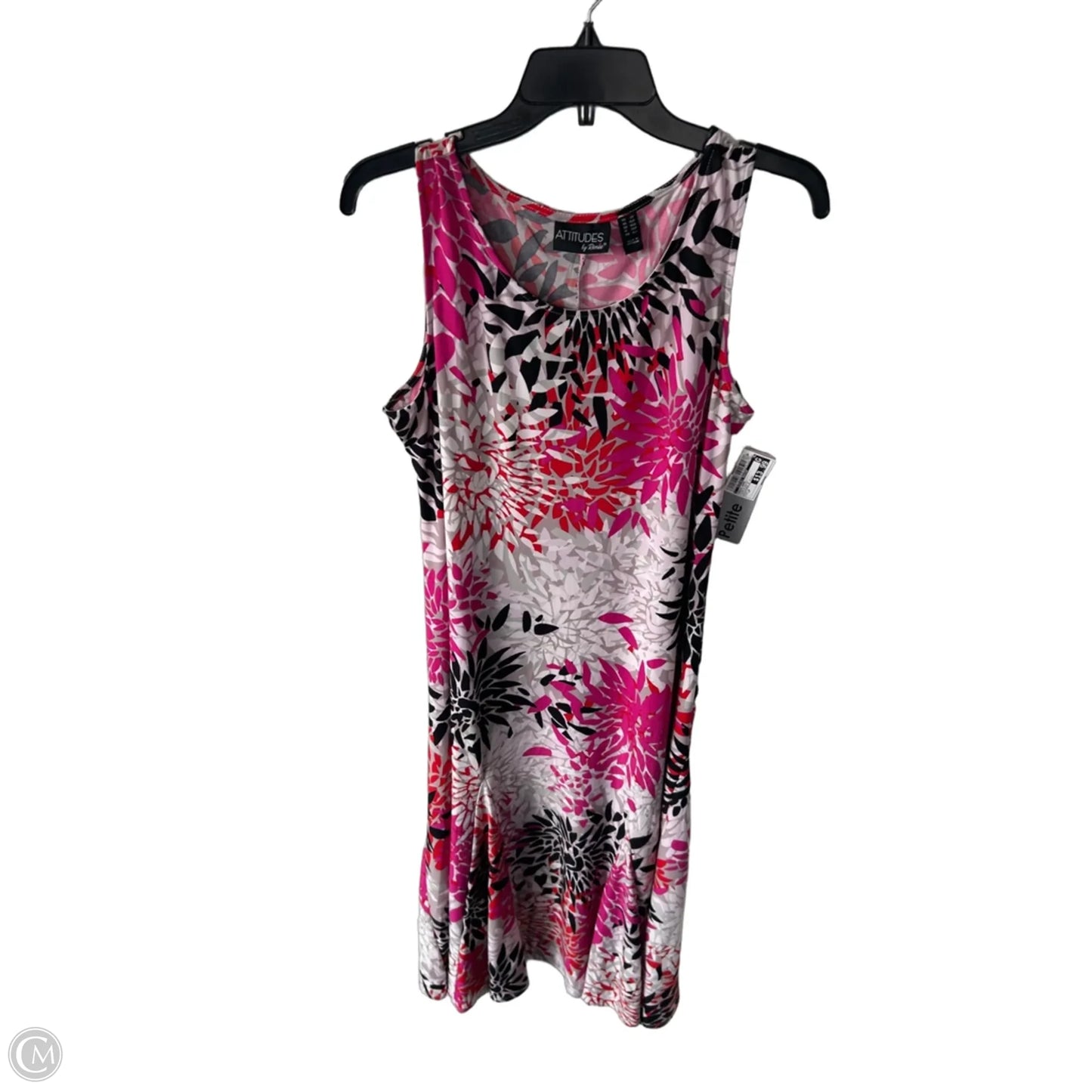 Dress Work By Clothes Mentor In Pink & White, Size: Lp