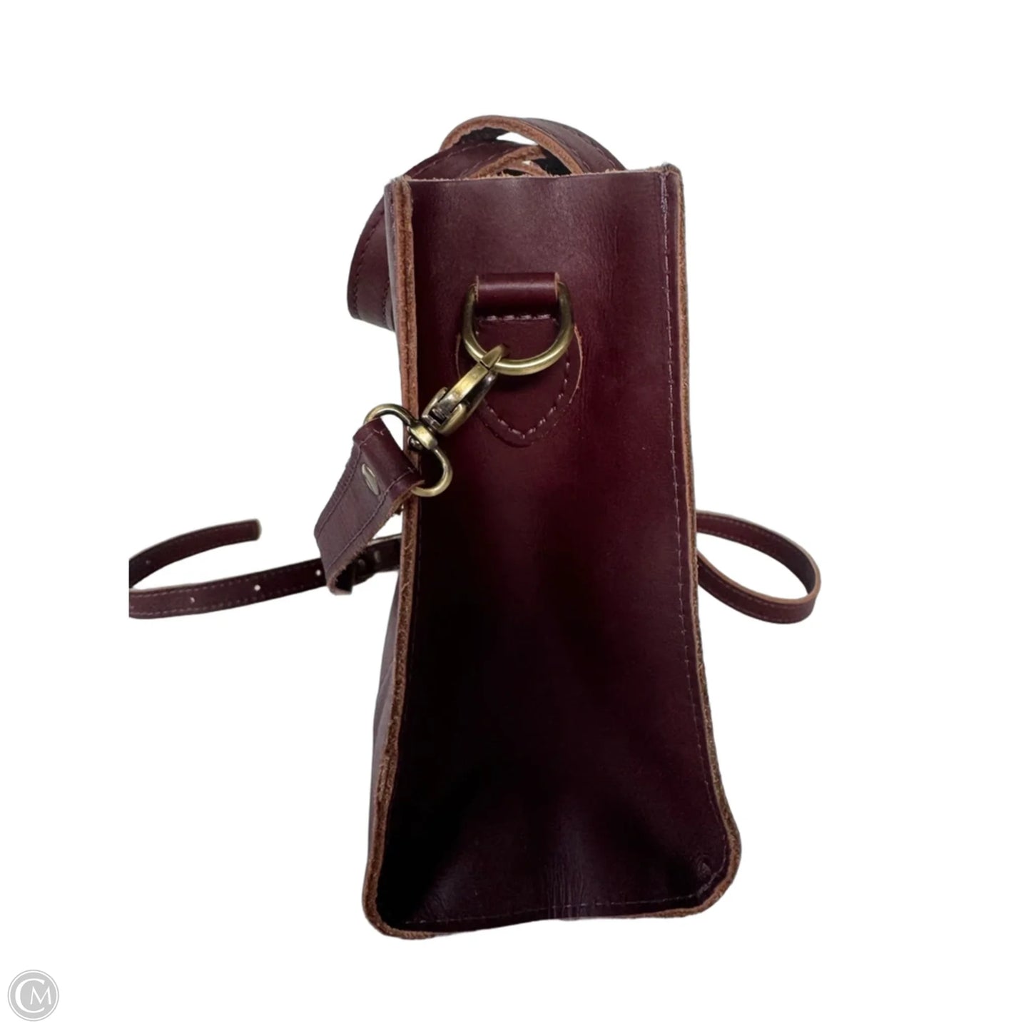 Handbag Leather By Portland Leather, Size: Large