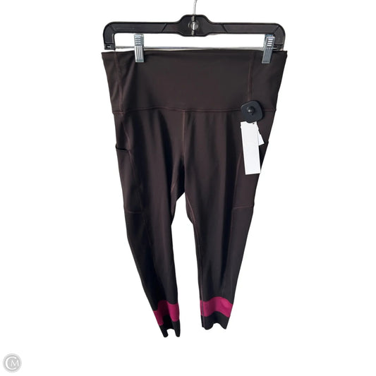 Athletic Leggings By Cotopaxi In Brown & Red, Size: L