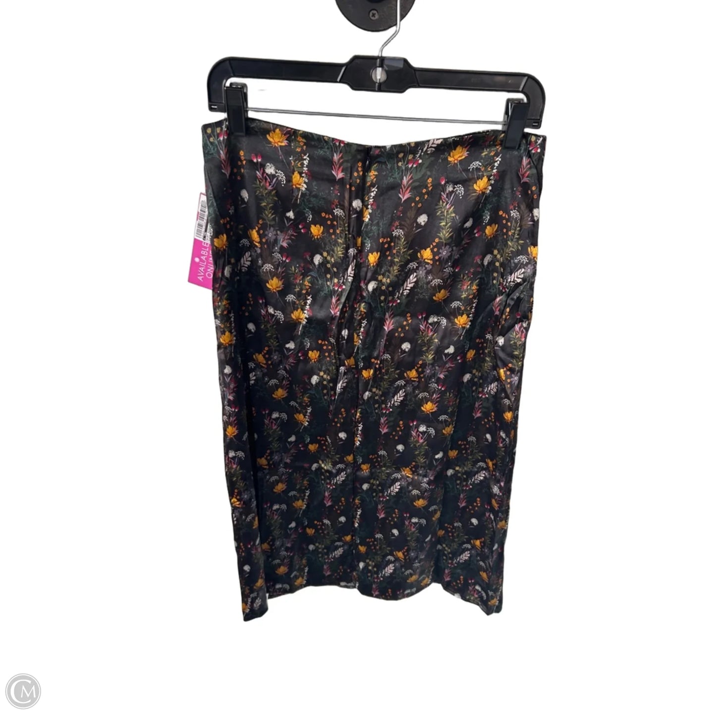 Skirt Midi By Cmc In Black & Yellow, Size: S